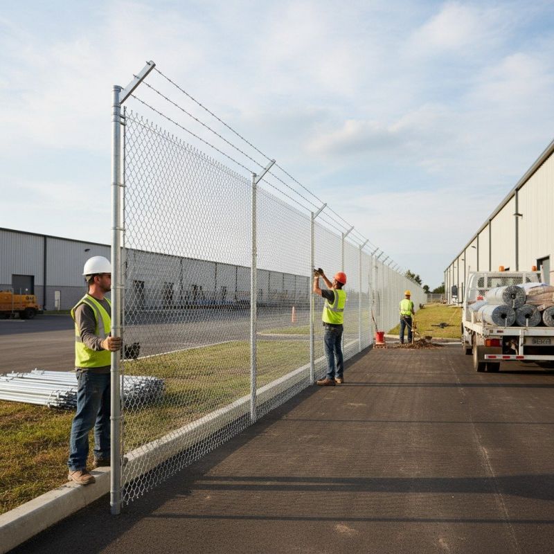 Cemetery Fence Installation
