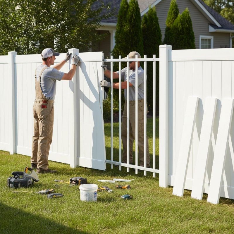 Steel Fence Repair