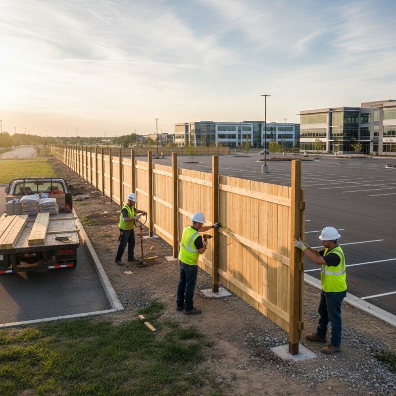 Wood Fence Installation